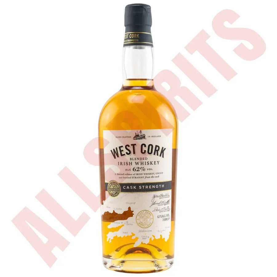 West Cork Cask Strength - Blended Irish Whiskey 62% 0,7l - AllSpirits