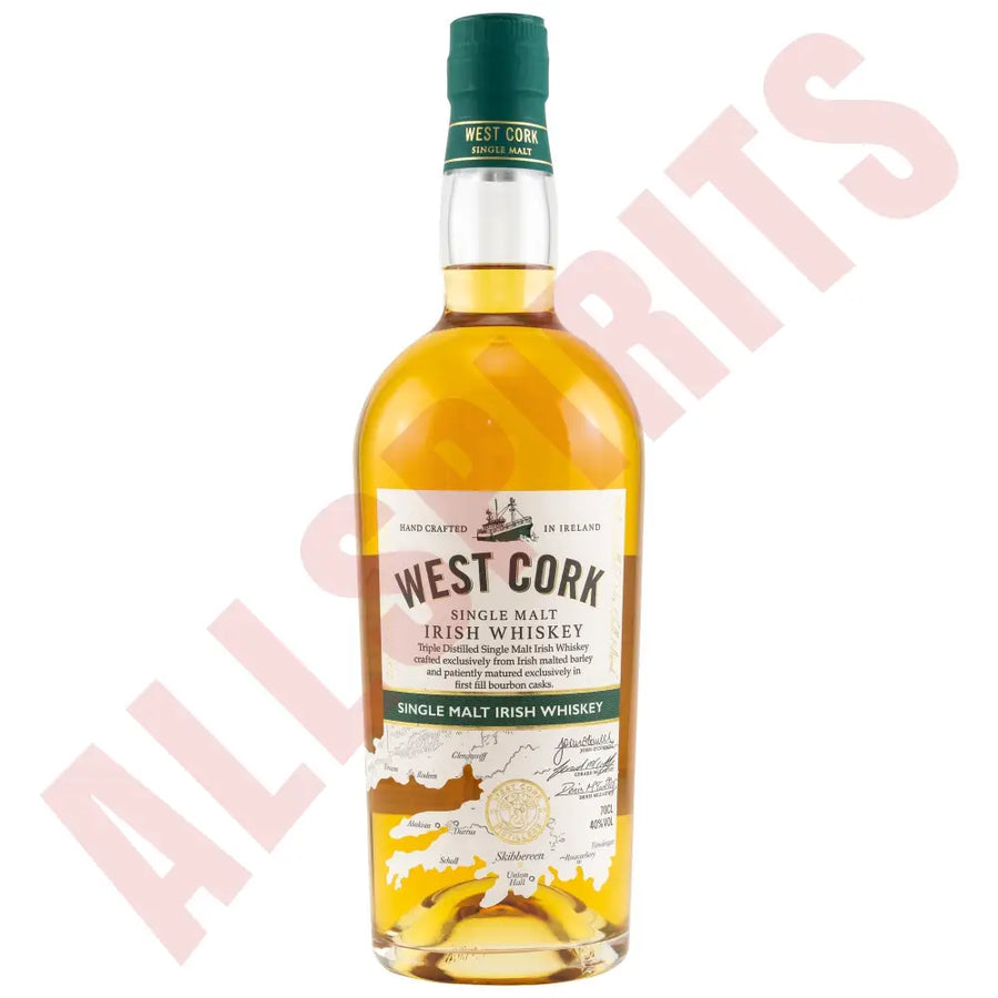 West Cork Single Malt Irish Whiskey 40% 0,7 ltr. - AllSpirits