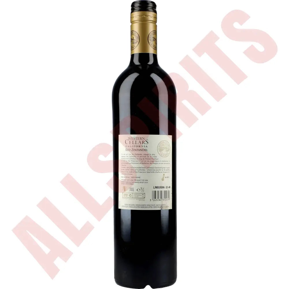 Western Cellars Zinfandel Red 13% 0,75 ltr - AllSpirits