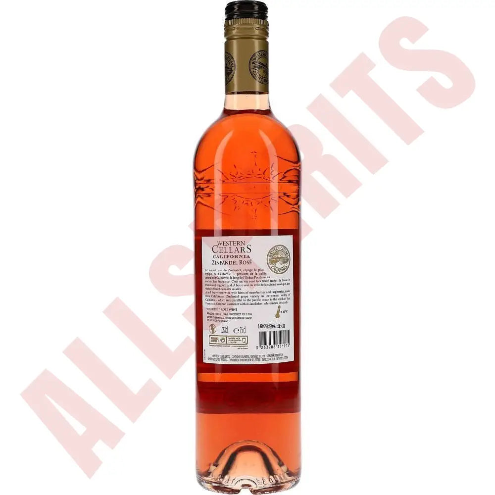 Western Cellars Zinfandel Rosé 10,5% 0,75 ltr. - AllSpirits