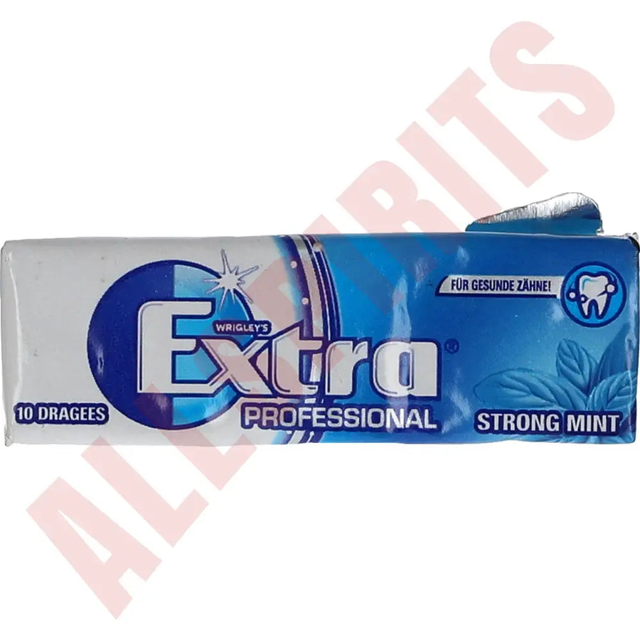 Wrigley's Extra Professional Strong Mint ohne Zucker 10PG - AllSpirits