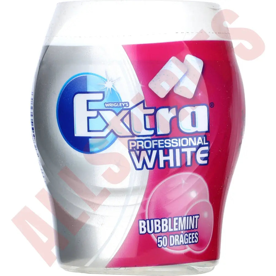 Wrigley's Extra Professional White Bubblemint Dragees 50DS - AllSpirits