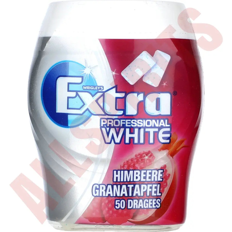 Wrigley's Extra Professional White Himbeer Granatapfel ohne Zucker 50DS - AllSpirits