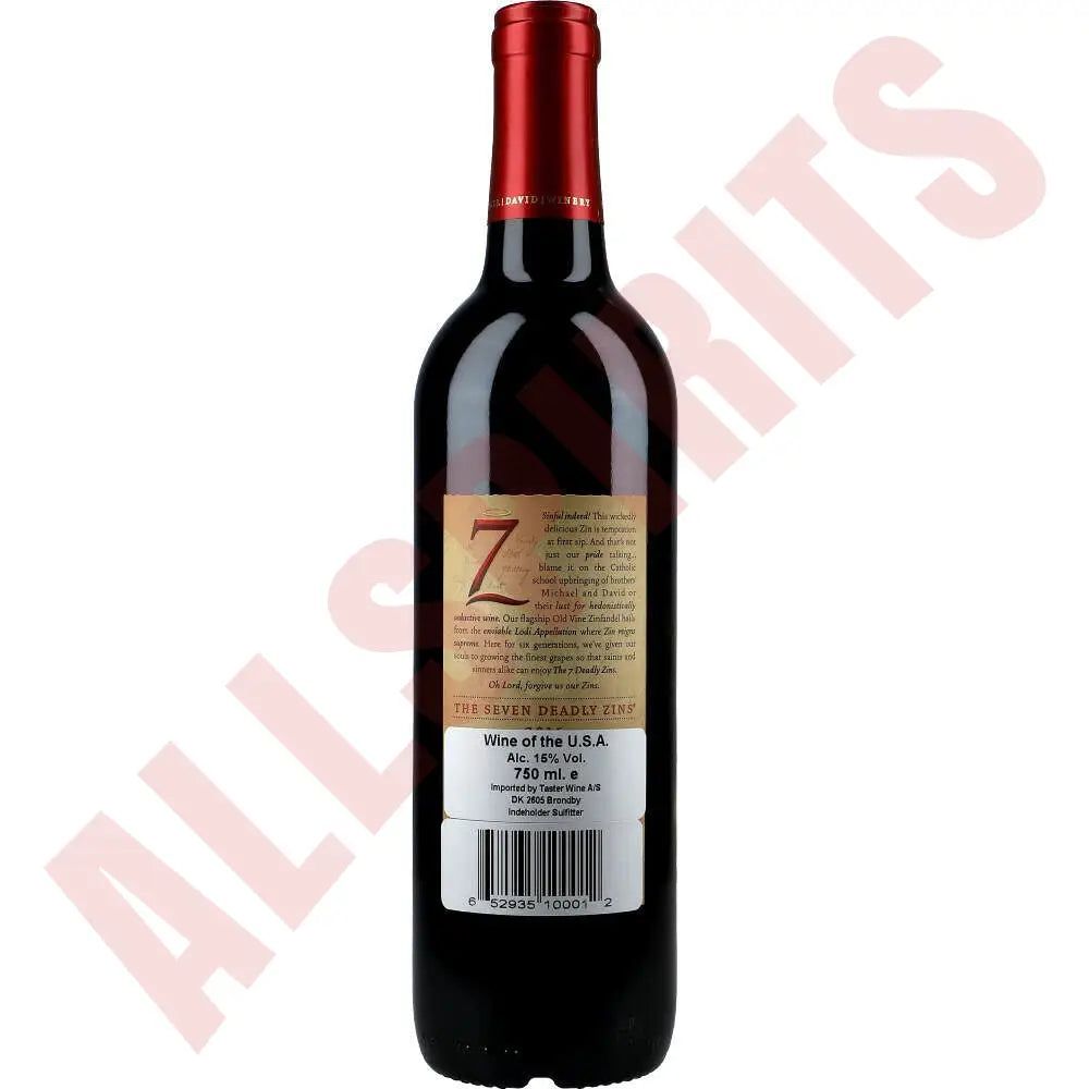 Z The Seven Deadly Zins Zinfandel 15 % 0,75 ltr. - AllSpirits