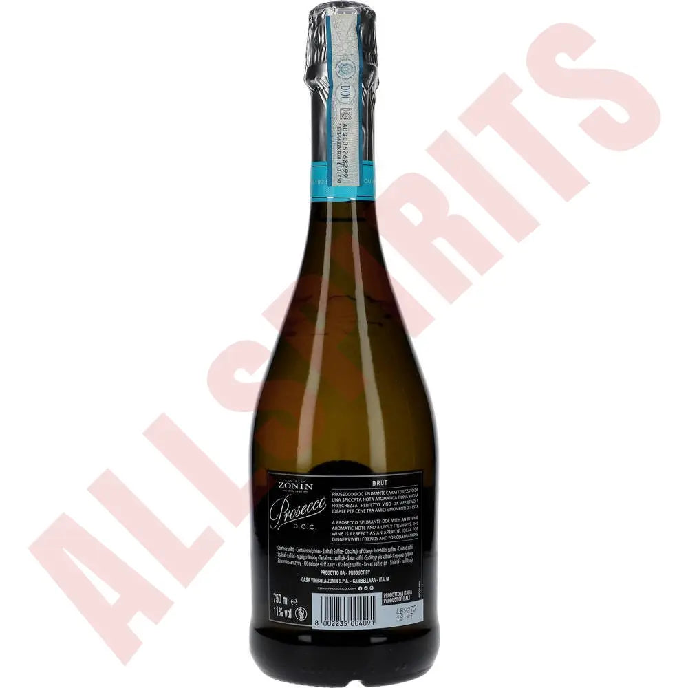 Zonin Prosecco 11% 0,75 ltr. - AllSpirits