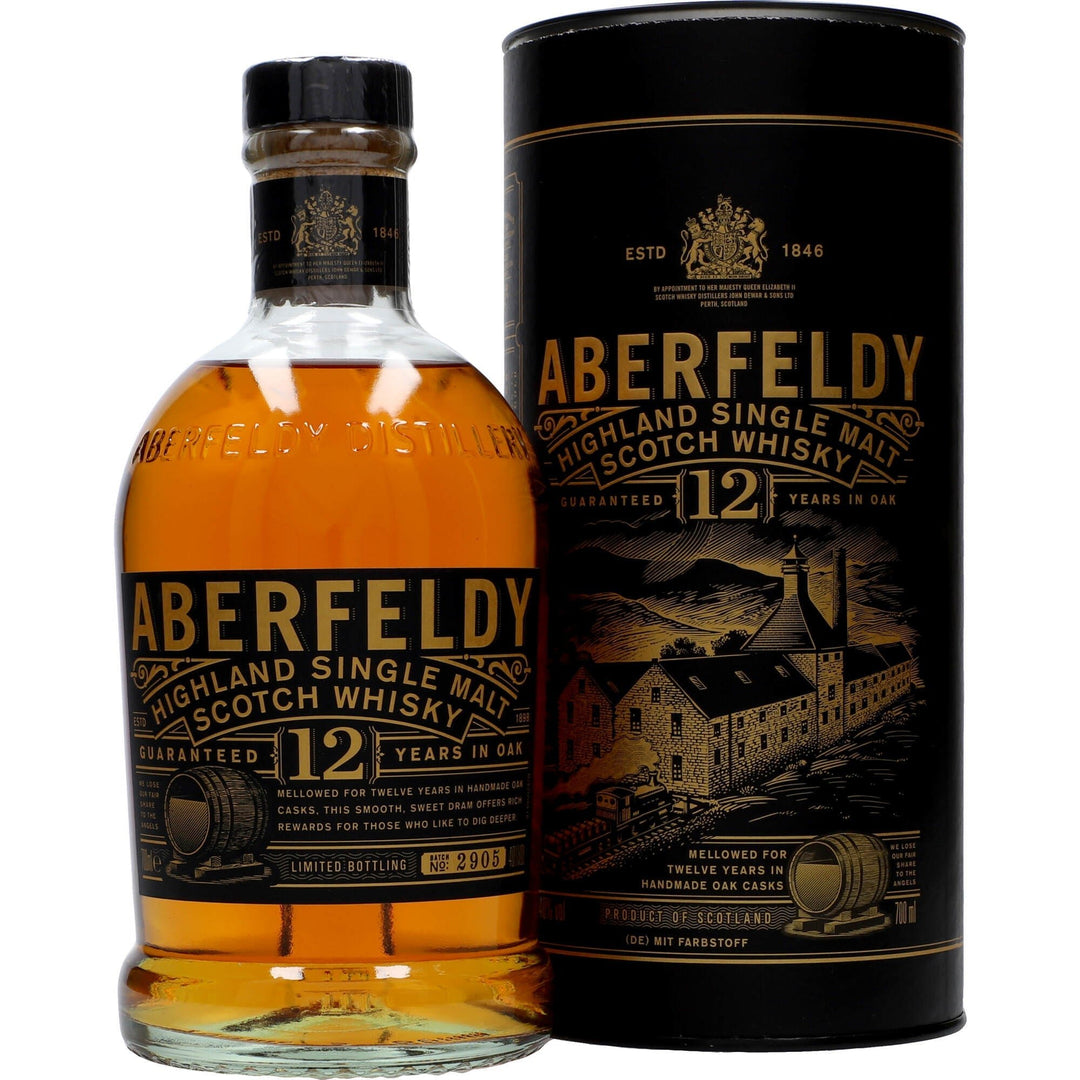 Aberfeldy 12 Years Single Highland Malt 40% 0,7 ltr. - AllSpirits