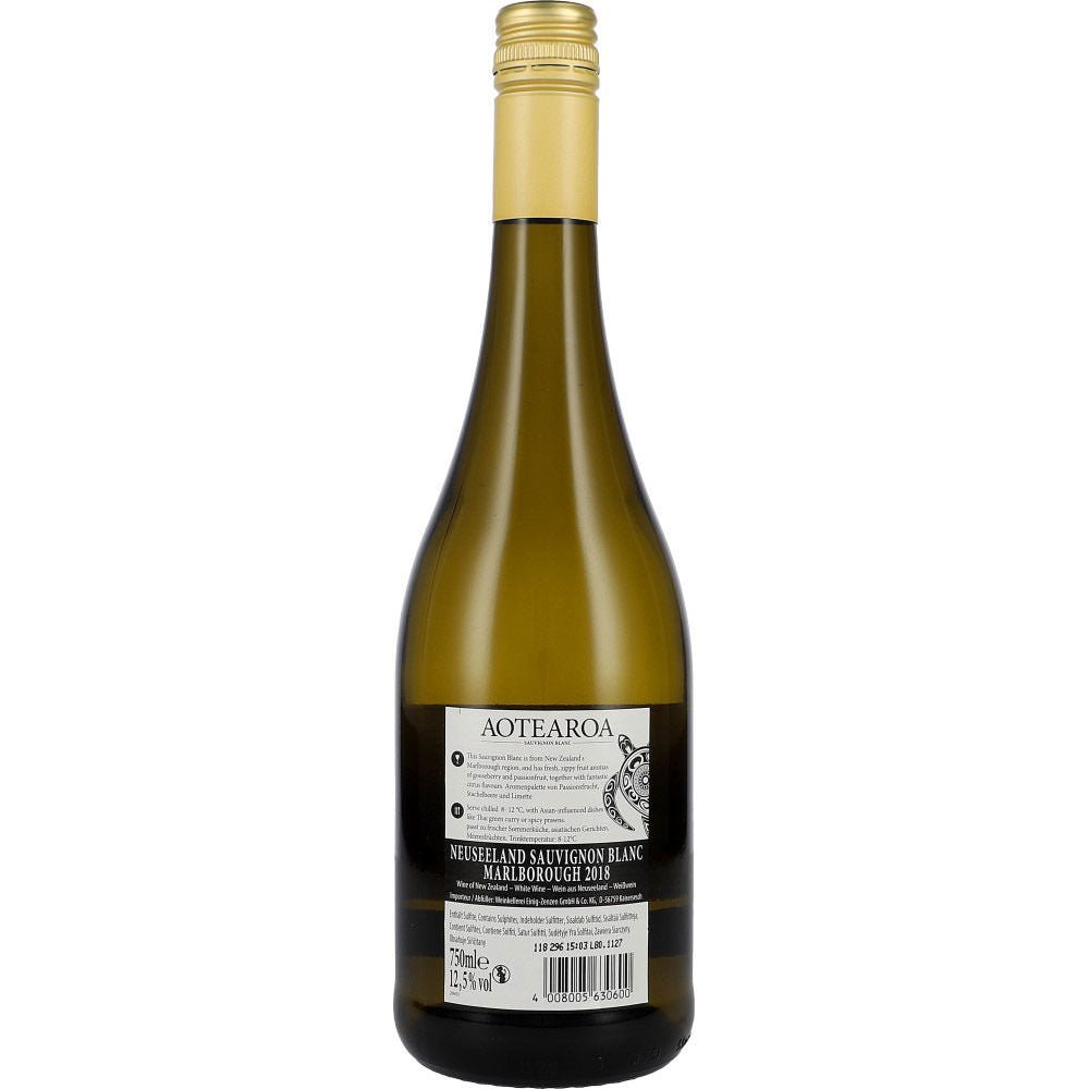 Aotearoa Sauvignon Blanc 12,5% 0,75 ltr. - AllSpirits