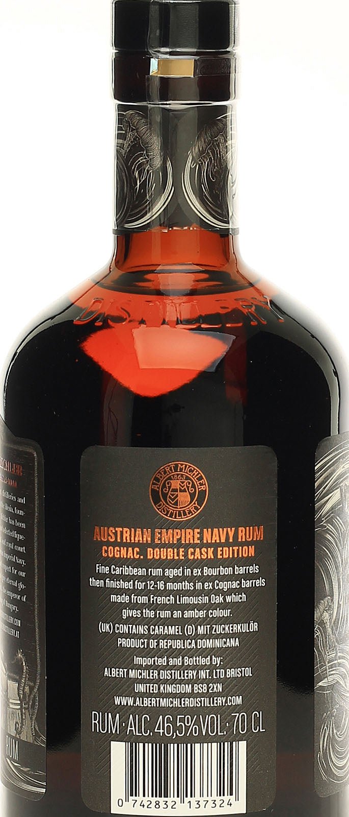 Austrian Empire Navy Rum Reserve Double Cask Cognac 0,7L -GB- 46,5% - AllSpirits