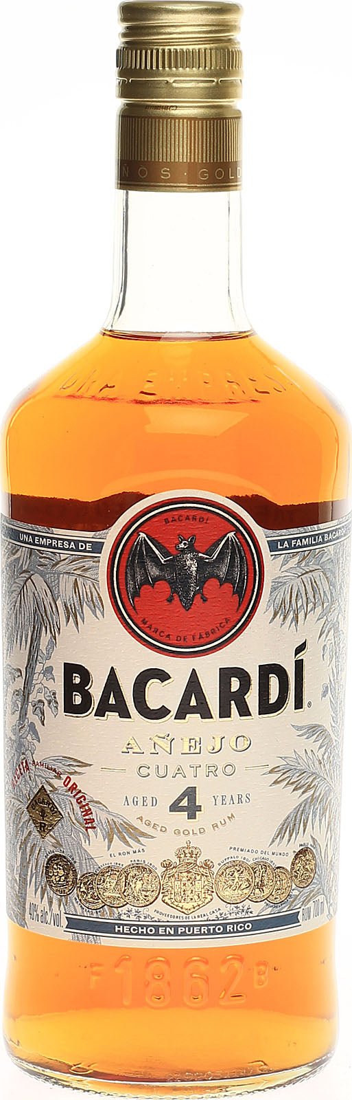 Bacardi Anejo 40% 0,7 ltr. - AllSpirits