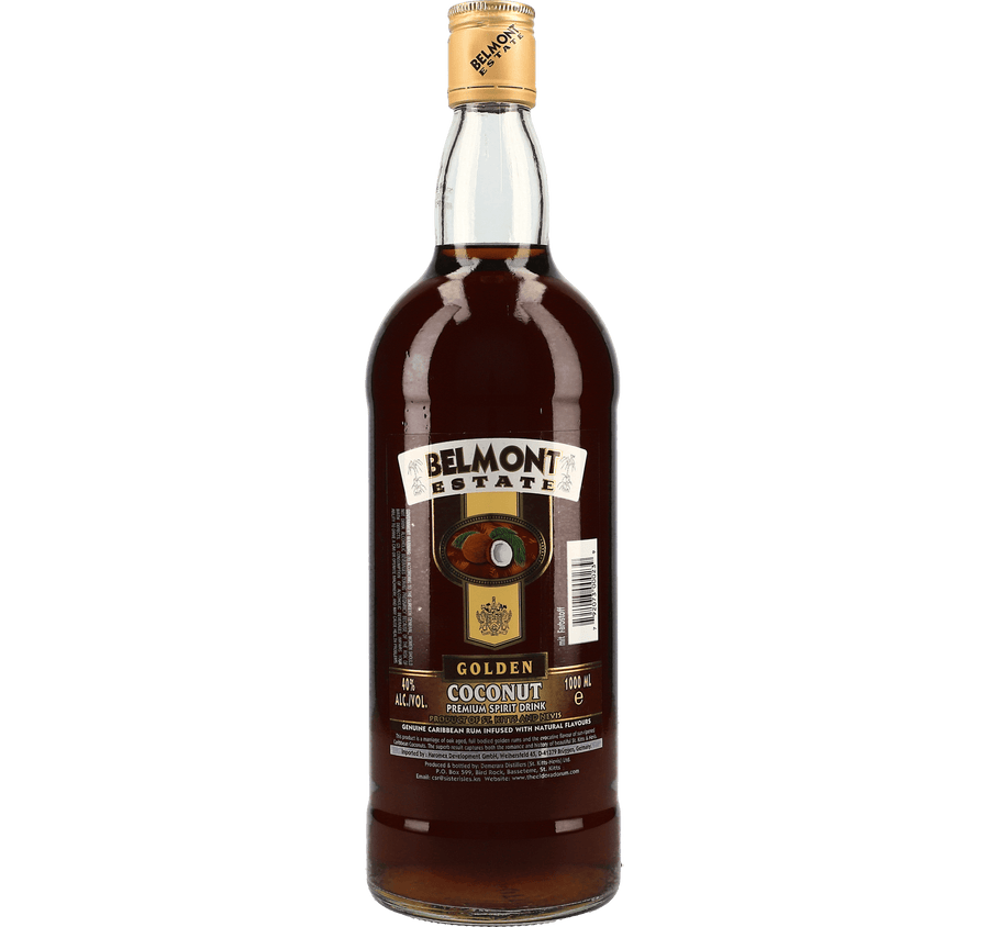 Belmont Estate Gold Coconut Rum 40% 1 ltr. - AllSpirits
