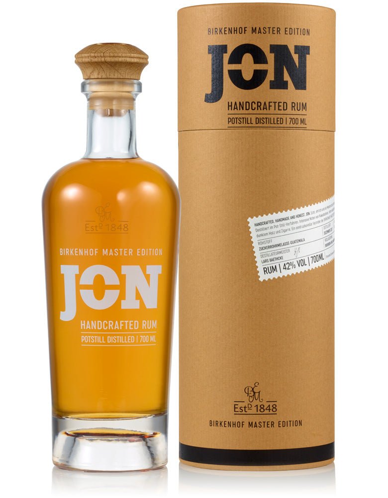 BIRKENHOF Brennerei JON | Handcrafted Rum 0,7l Glasflasche in Tube 42% vol. - AllSpirits