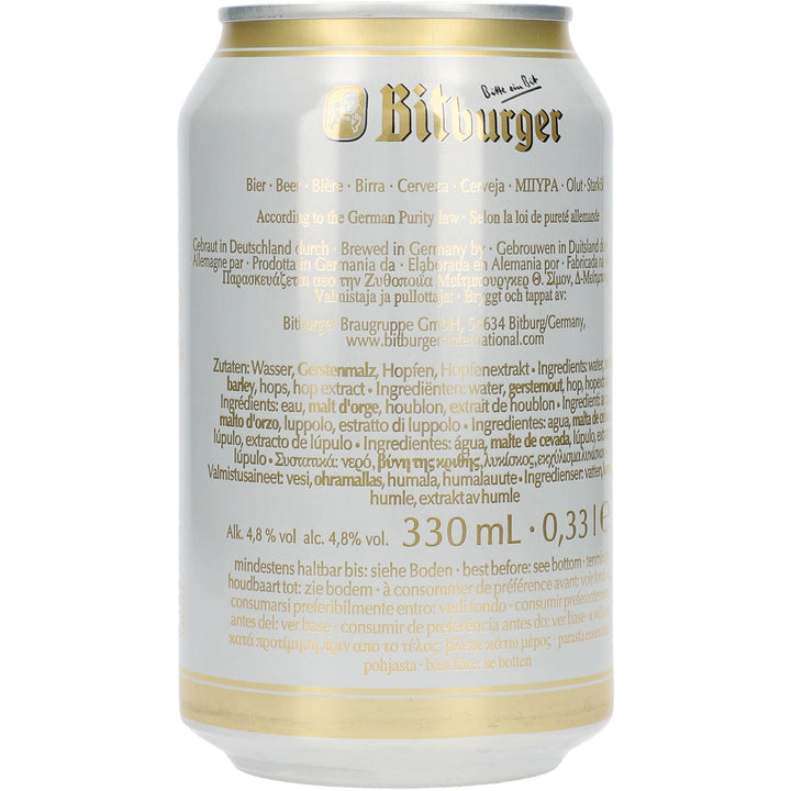 Bitburger 4,8% 24x 0,33 ltr. zzgl. DPG Pfand - AllSpirits