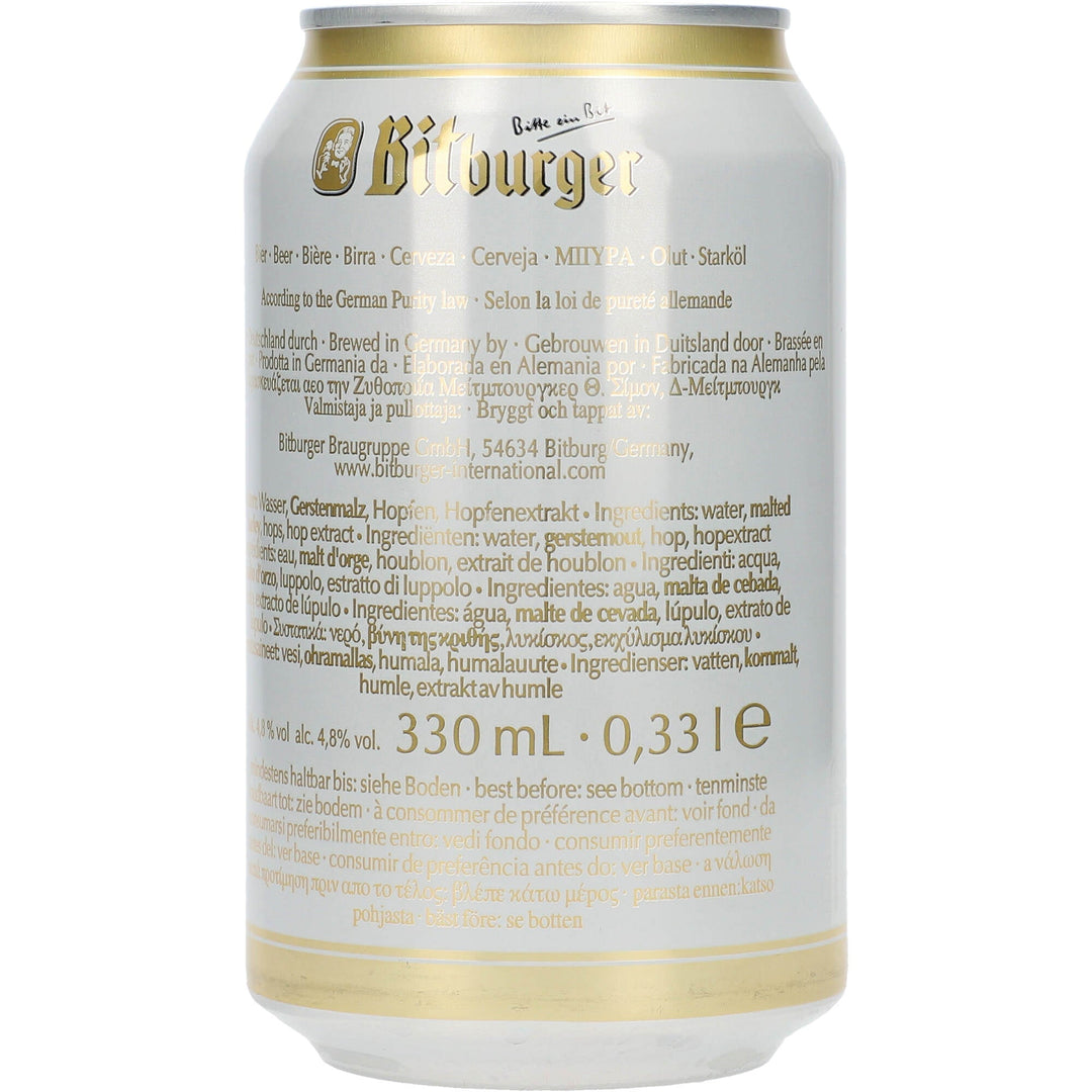 Bitburger 4,8% 24x 0,33 ltr. zzgl. DPG Pfand - AllSpirits