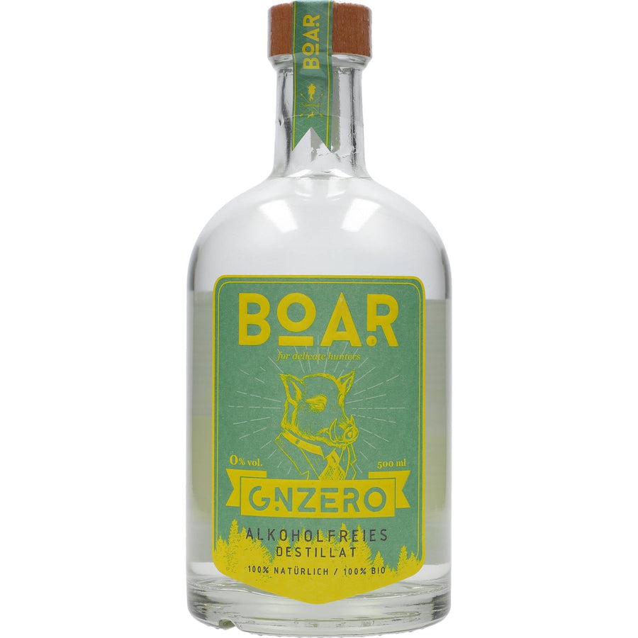 BOAR GNZERO Alkoholfreier GIN 0,5 ltr. 0,0% BIO - AllSpirits