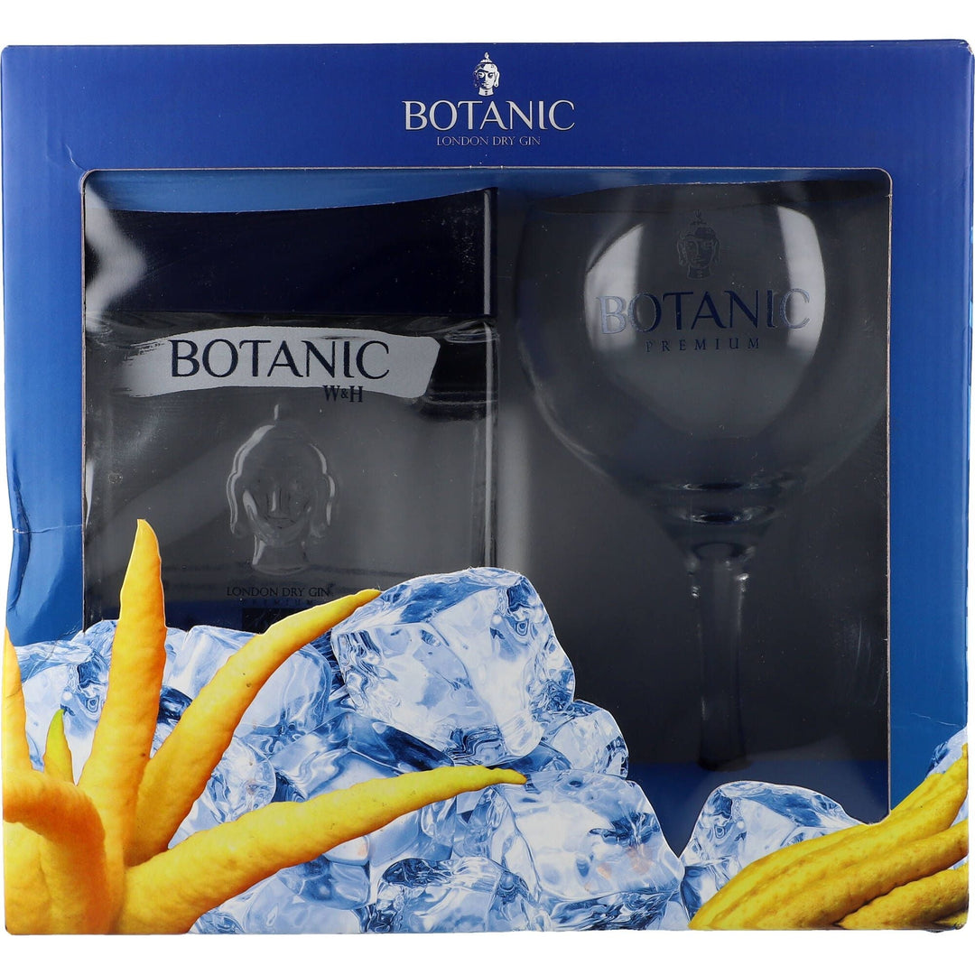 Botanic Cubical Premium London Dry Gin 0,7L + Glas (GB) 40% - AllSpirits