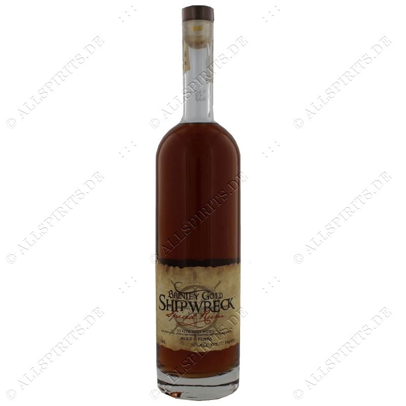 Brinley Shipwreck Spiced Rum 36% 0,7 ltr. - AllSpirits
