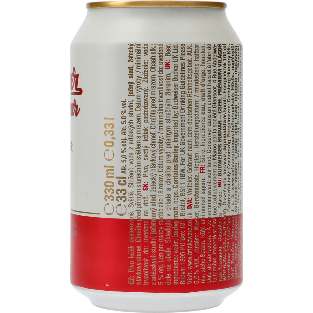 Budweiser 5% 24x 0,33 ltr. zzgl. DPG Pfand - AllSpirits