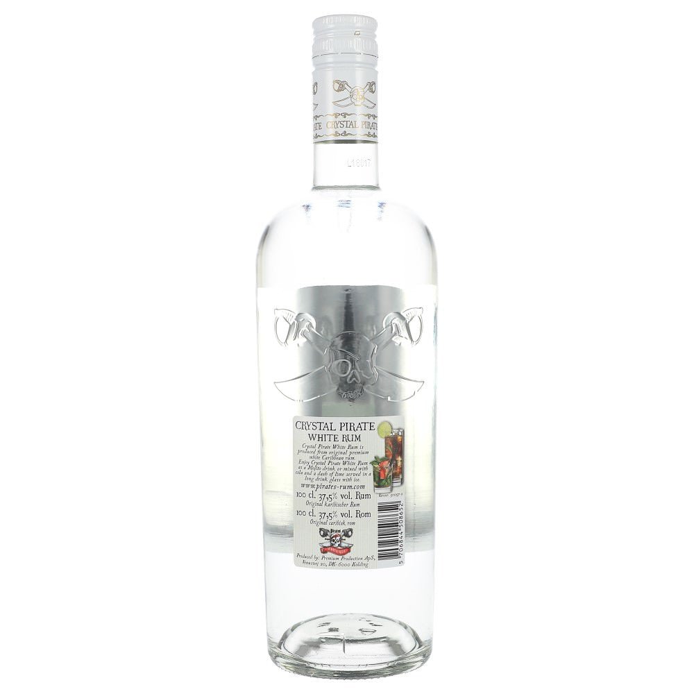 Crystal Pirate White Rum 37,5% 1 ltr. - AllSpirits