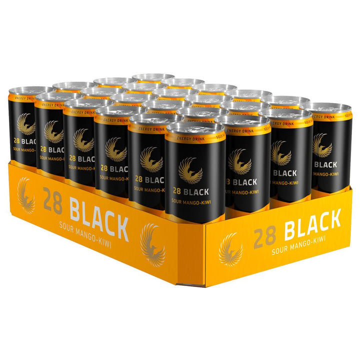 DPG 28 Black Energy Drink Sour Mango Kiwi 24x0,25 ltr. - AllSpirits
