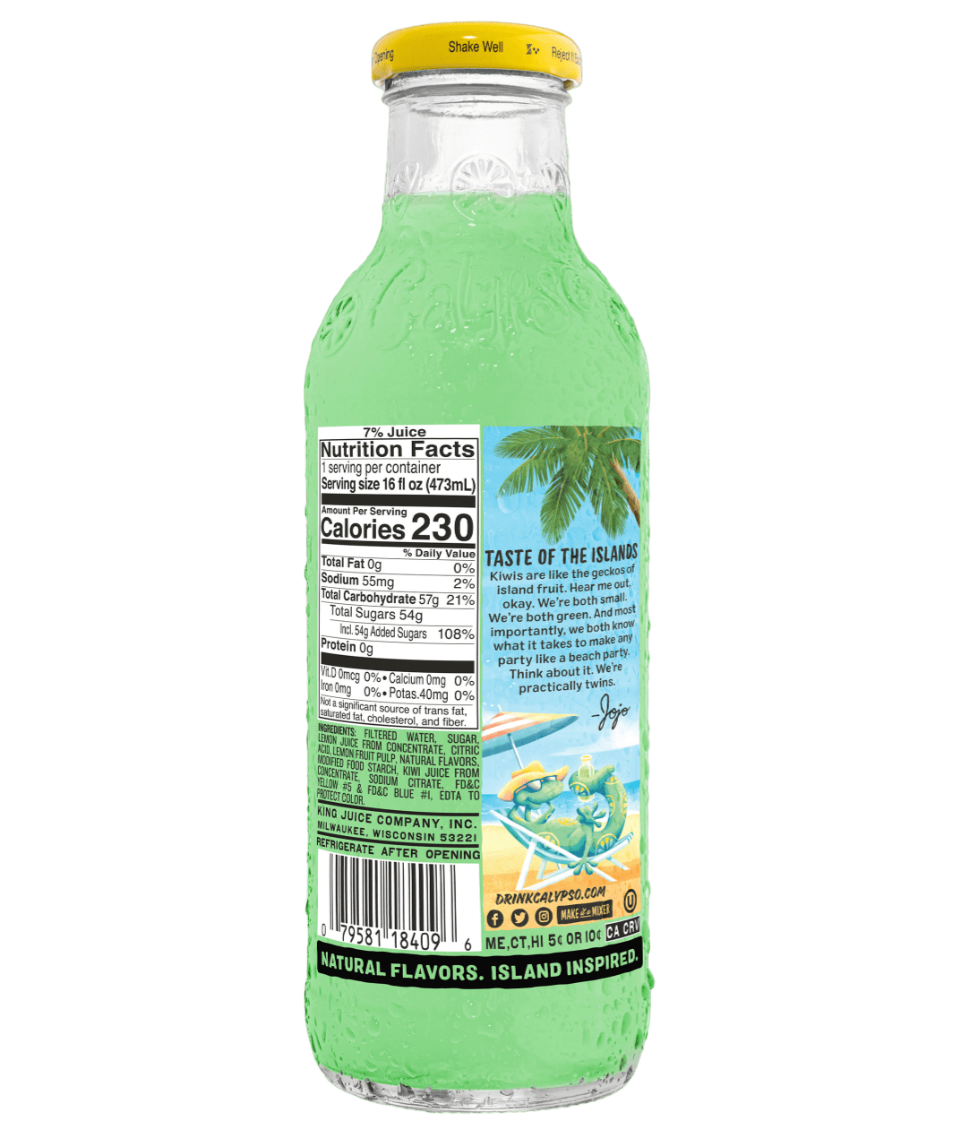 DPG Calypso Kiwi Lemonade 473 ml - AllSpirits