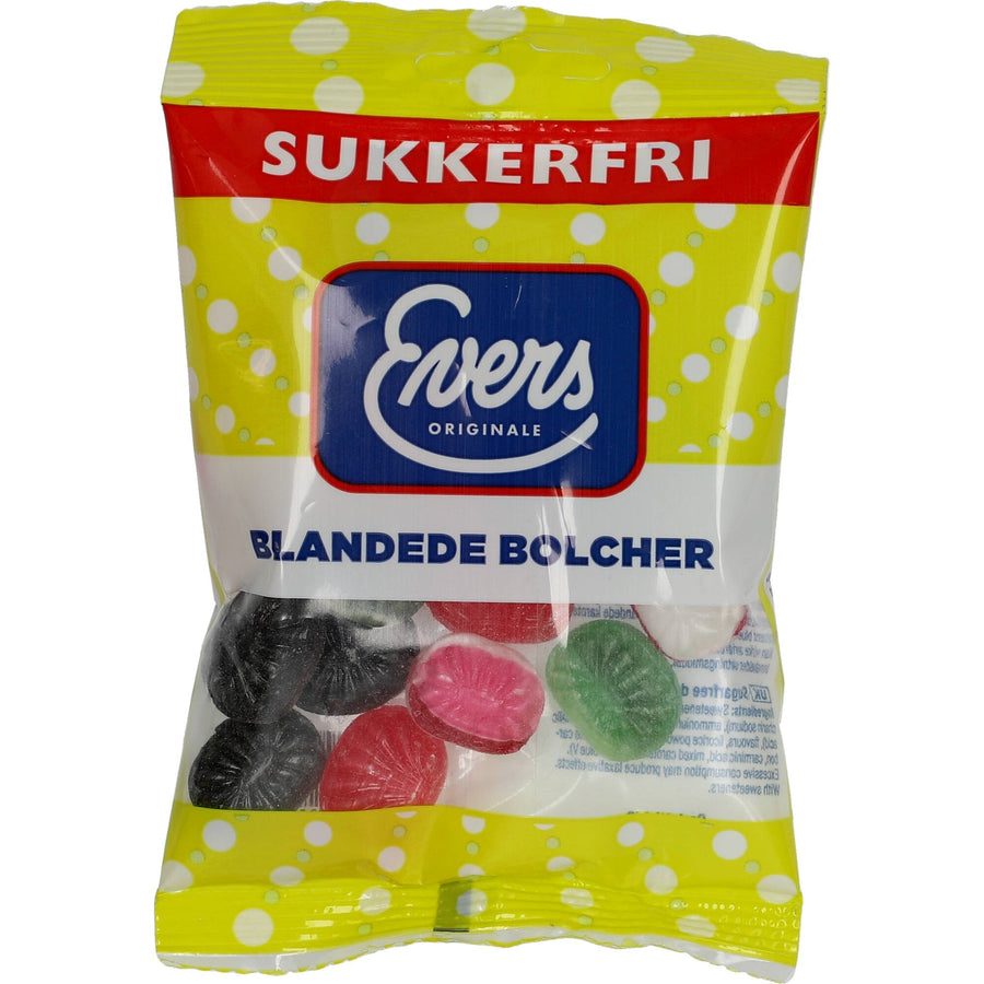 Evers Blandede Bolcher sukkerfri 70g - AllSpirits