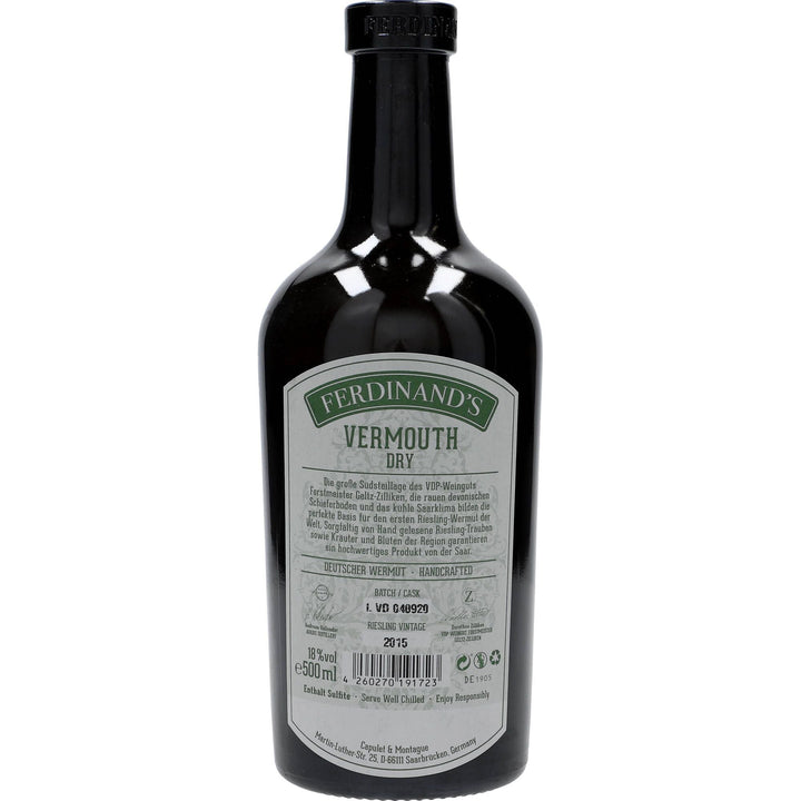 Ferdinand's Dry Riesling Vermouth 0,5l 18% - AllSpirits
