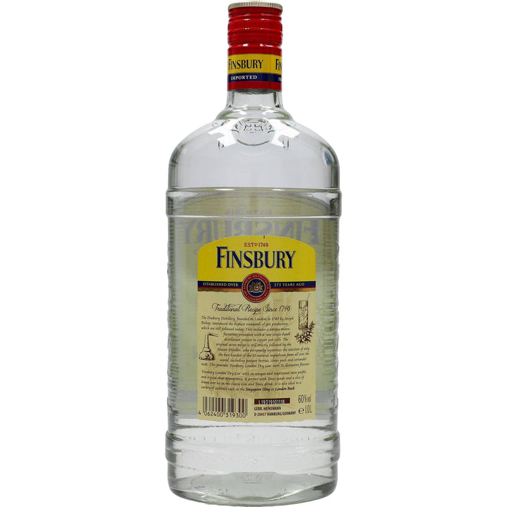 Finsbury London Dry Gin 60% 1 ltr. - AllSpirits