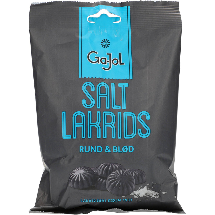 Ga-Jol Salt Lakrids Rund & Blød 140g - AllSpirits