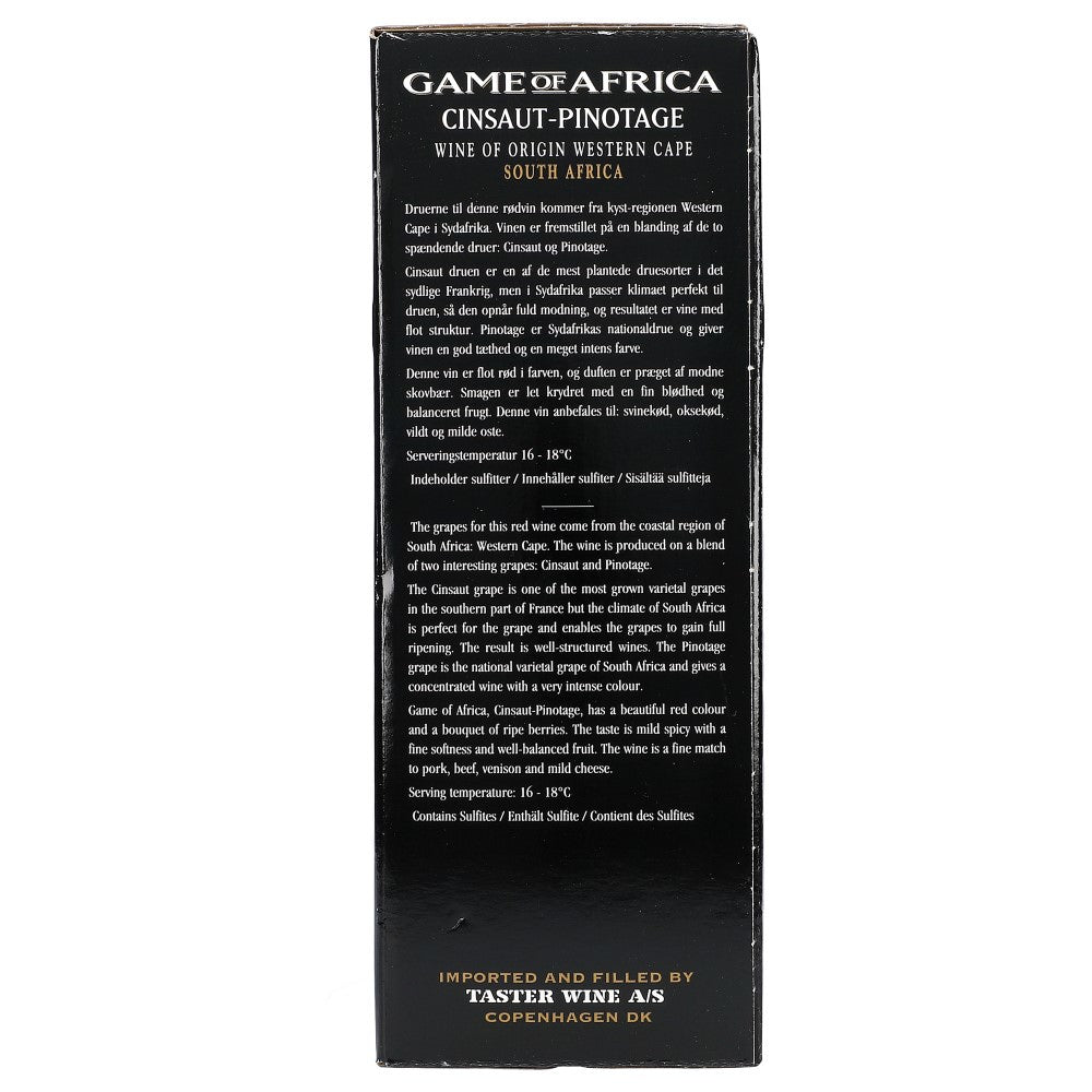 Game of Africa Cinsaut Pinotage 14% 3 ltr. - AllSpirits