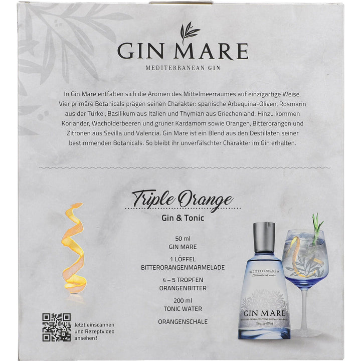 Gin Mare + Glas 42,7% 0,7 ltr. - AllSpirits