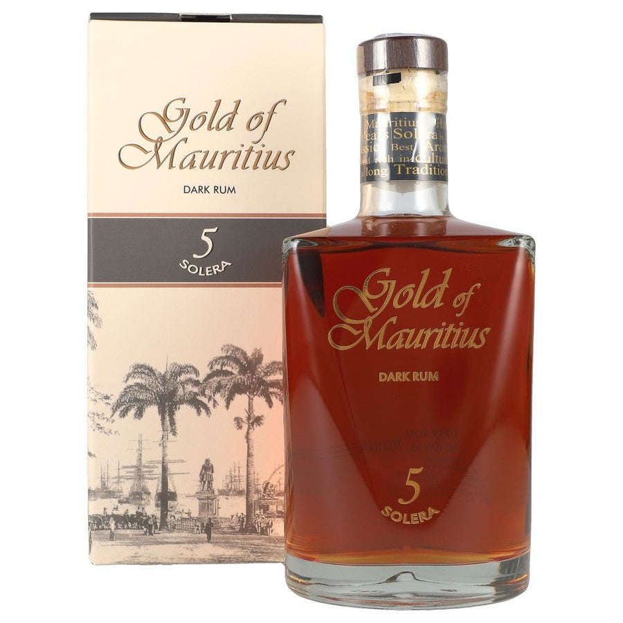 Gold of Mauritius Dark Rum Solera 5 0,7L -GB- 40% - AllSpirits
