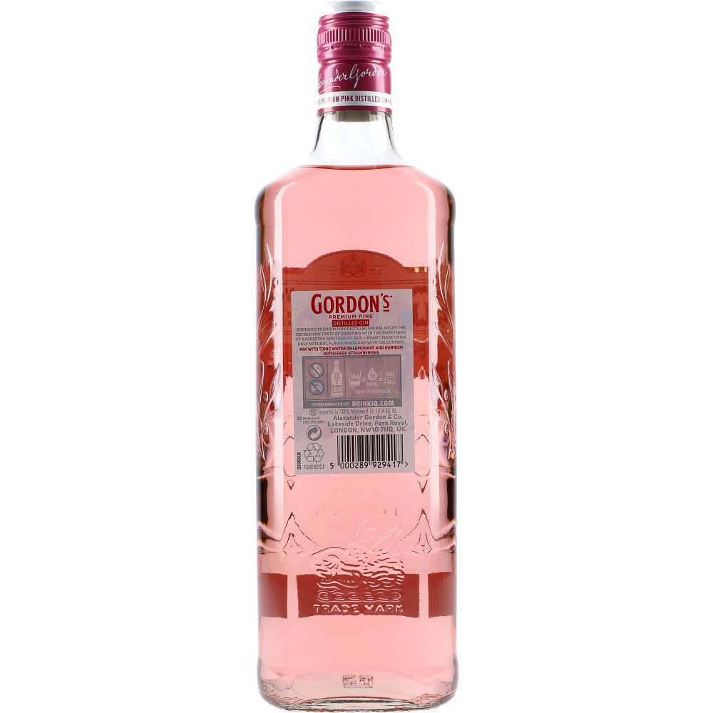 Gordons Pink Gin 37,5% 0,7 ltr. - AllSpirits