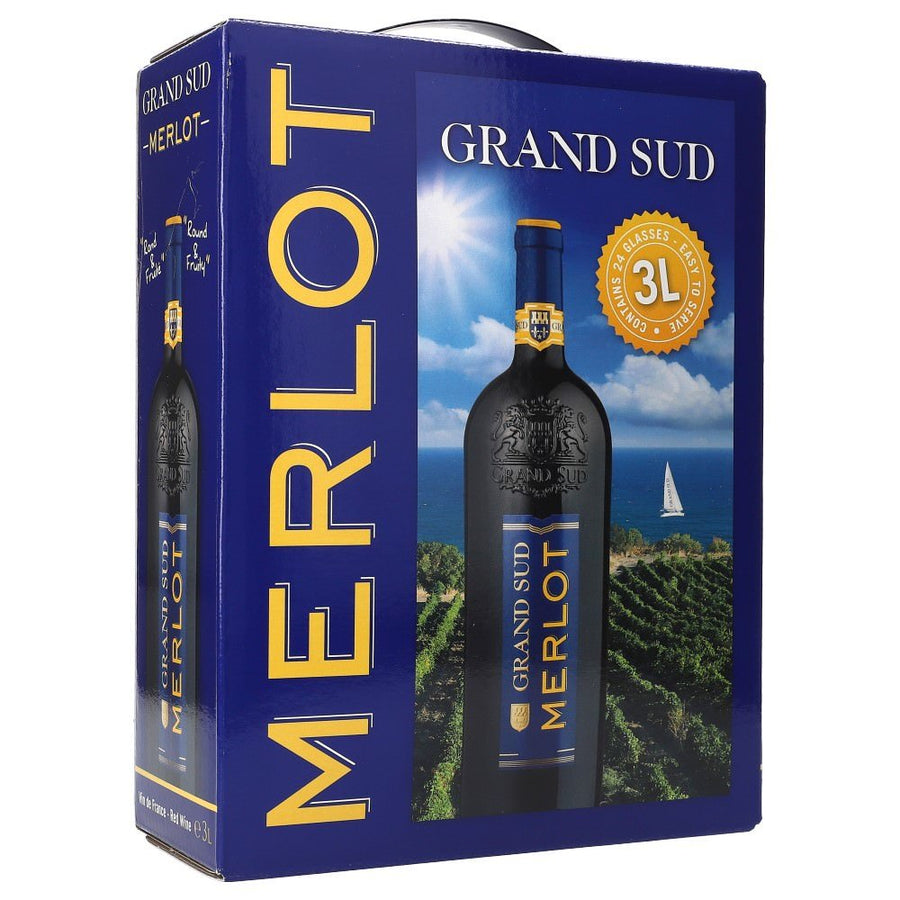 Grand Sud Merlot 13% 3 ltr. - AllSpirits