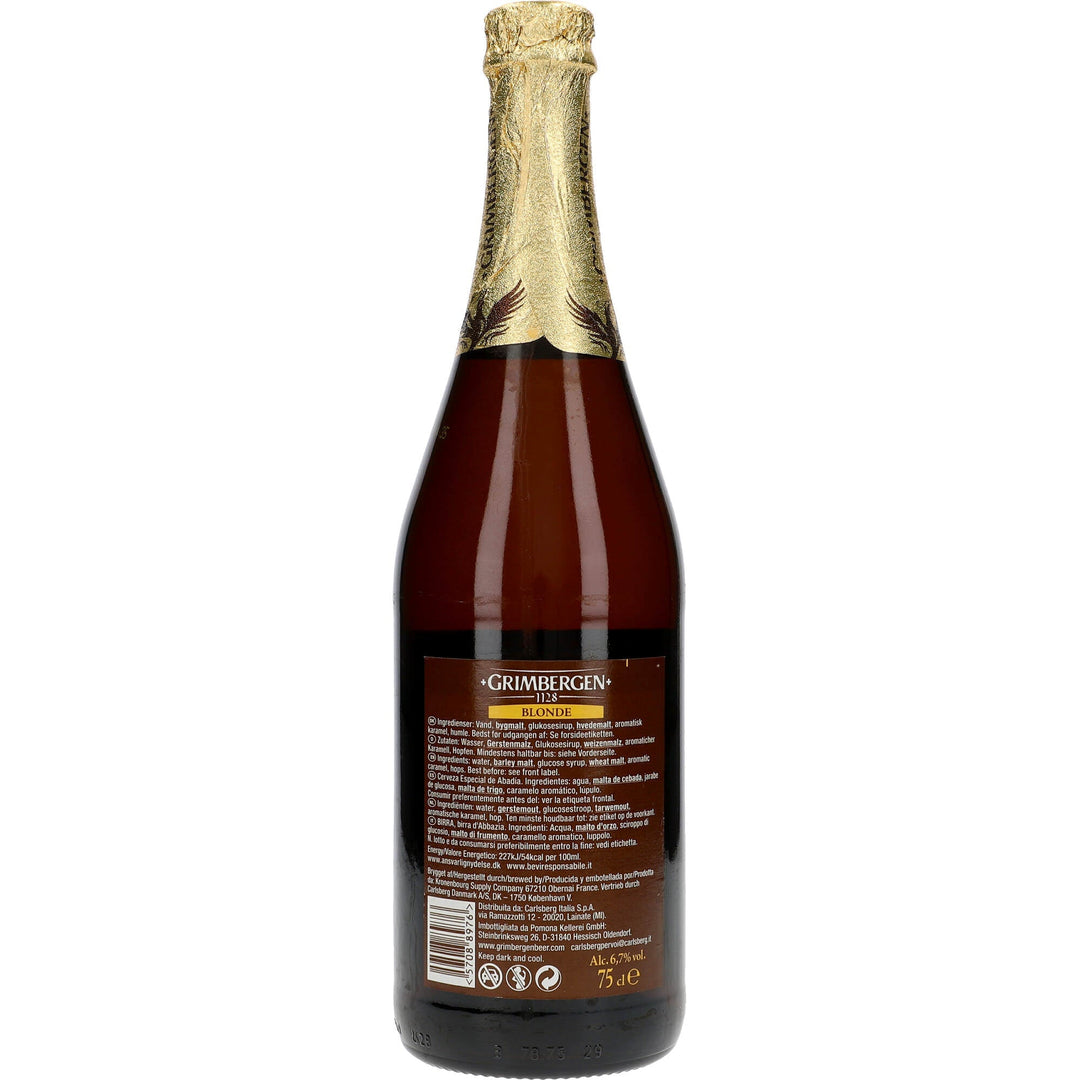 Grimbergen Blond Craft Bier 6,7% 0,75 ltr. - AllSpirits