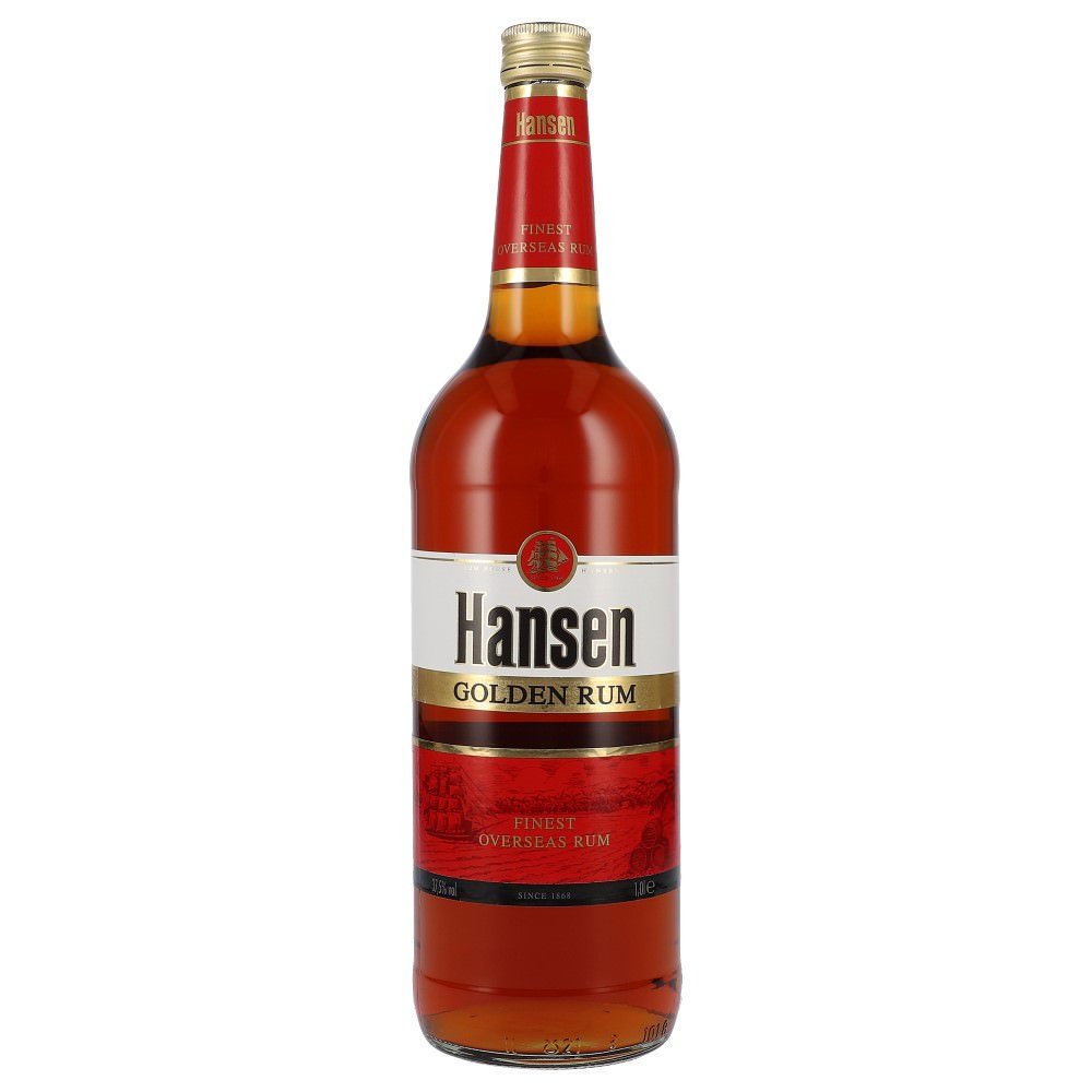 Hansen Golden Rum 37,5% 1 ltr. - AllSpirits