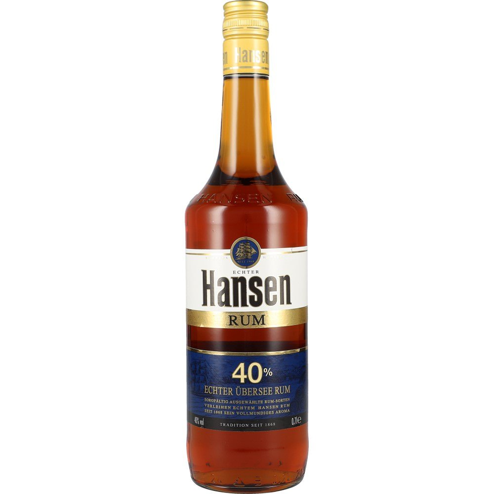 Hansen Rum Blau 40% 0,7 ltr. - AllSpirits