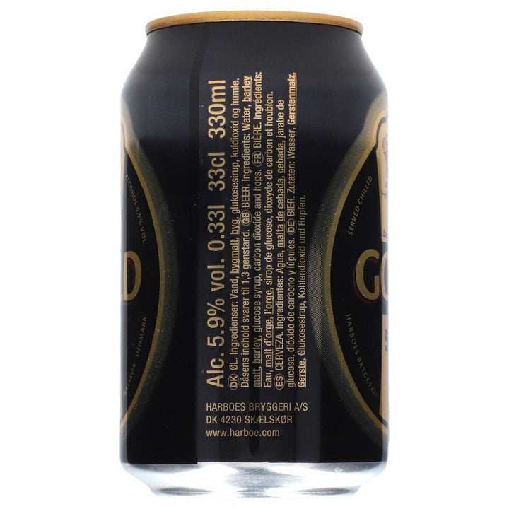 Harboe Beer Gold 5,9% 24x 0,33 ltr. zzgl. DPG Pfand - AllSpirits