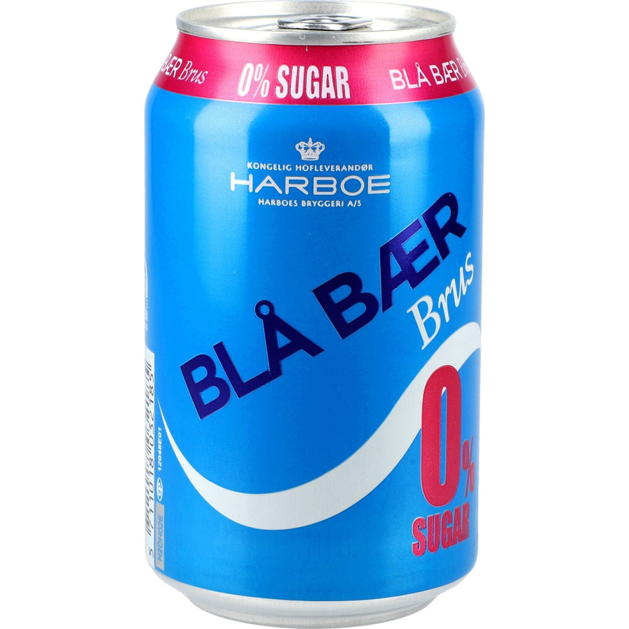 Harboe Blaubeere Brus 0% Zucker 24x 0,33 ltr. Ds. zzgl. DPG Pfand - AllSpirits