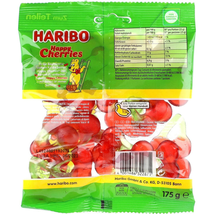 Haribo Happy Cherries 18 BT 175 g - AllSpirits