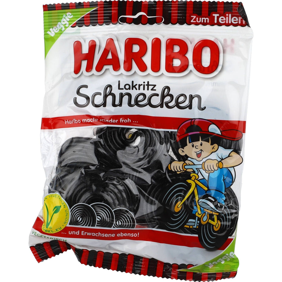 Haribo Lakritz Schnecken 18 BT 175 g 0,175kg - AllSpirits