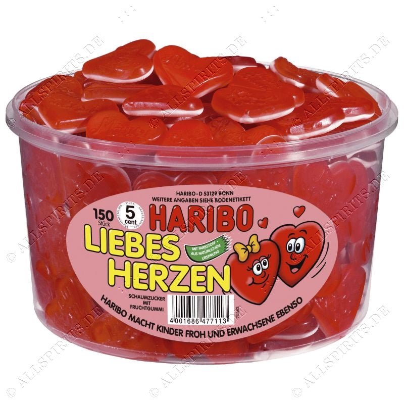 Haribo Liebes Herzen 1,2kg - AllSpirits