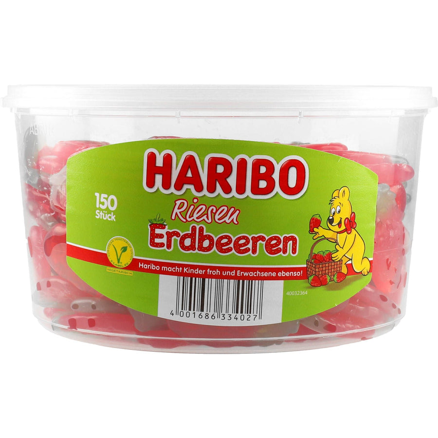 Haribo Riesen Erdbeeren 150 Stk. 1350g - AllSpirits