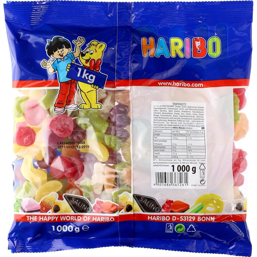 Haribo Tropi Frutti 1 kg – AllSpirits