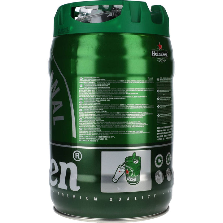 Heineken Premium Lager 5% 5 ltr. Fass - AllSpirits