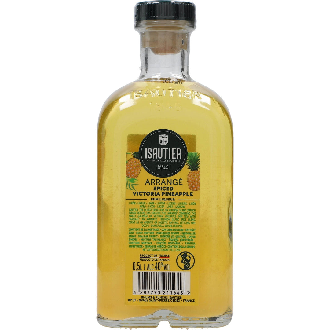 Isautier Arrange Spiced Victoria Pineapple Liqueur 0,5L 40% - AllSpirits