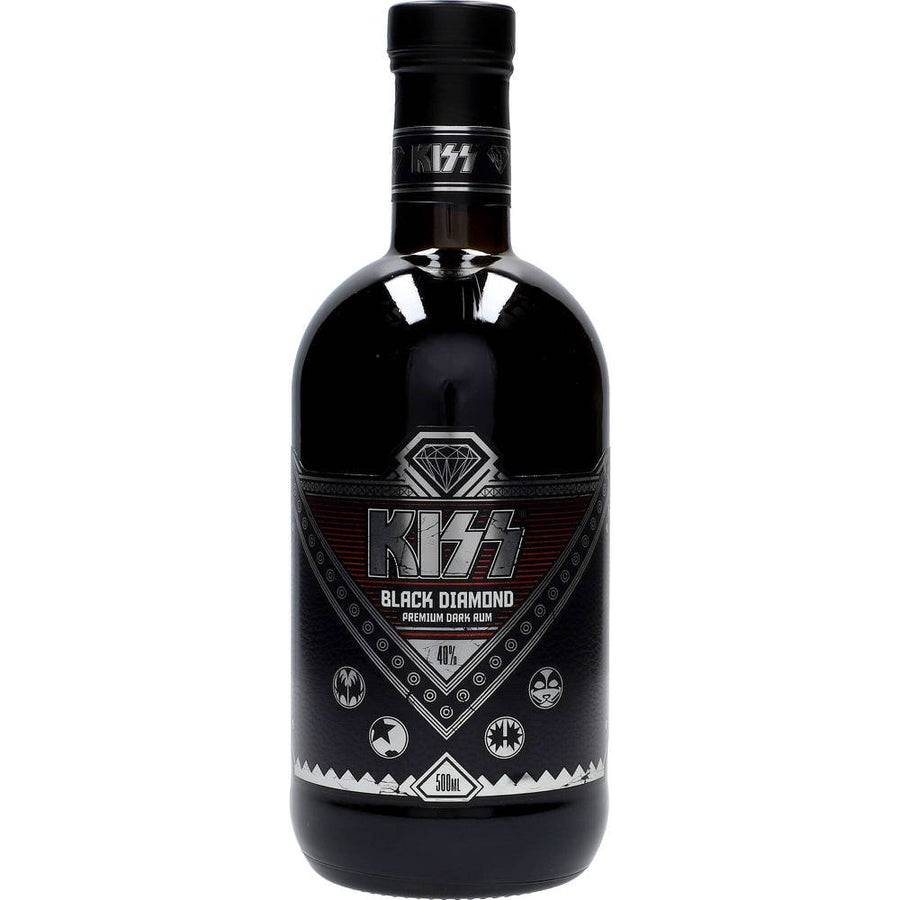 Kiss Black Diamond Rum 40% 0,5 ltr. - AllSpirits