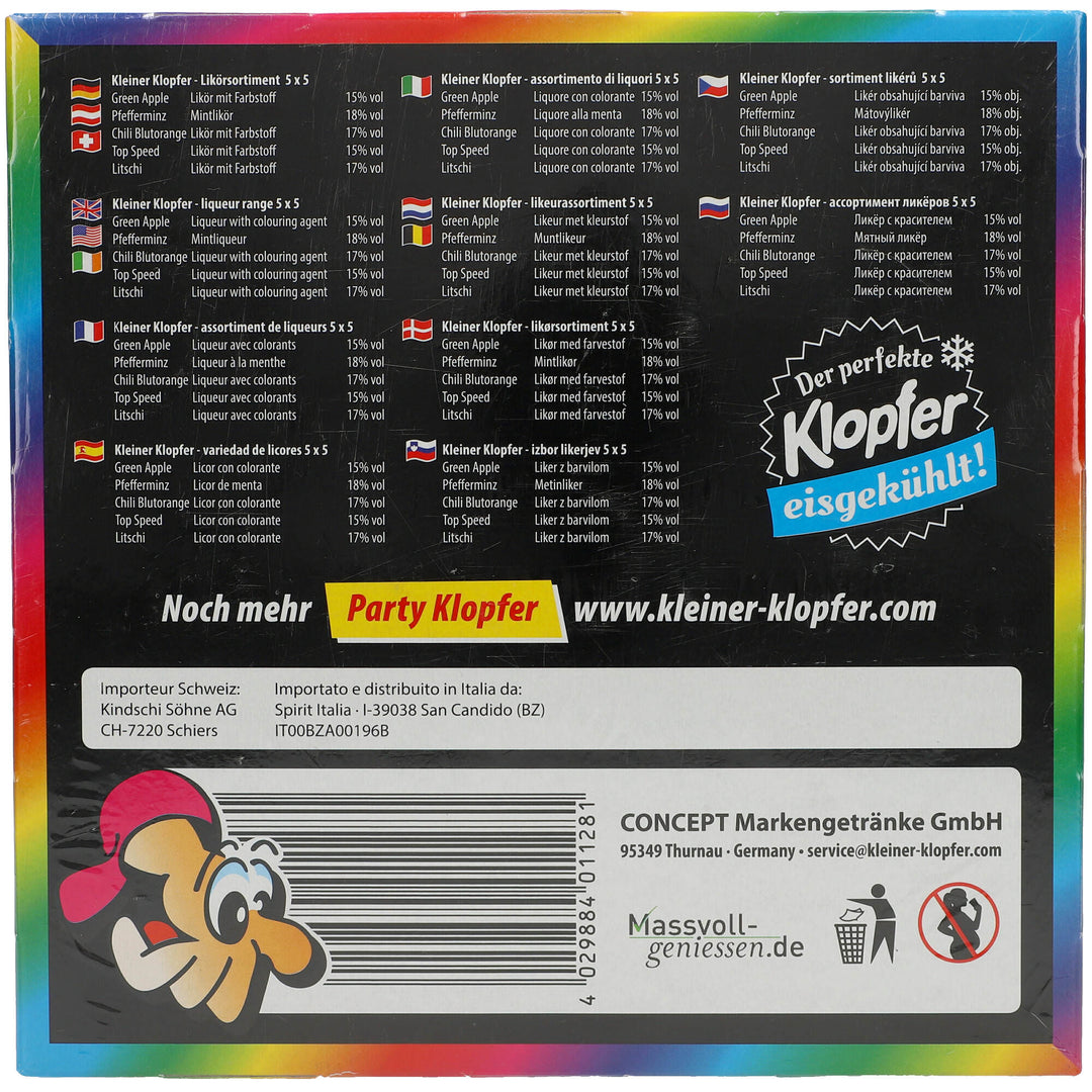 Kleiner Klopfer Crazy Mix 25x 0,02 ltr. 15-18% - AllSpirits