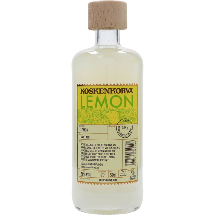 Koskenkorva Lemon 21% 0,5 ltr. - AllSpirits