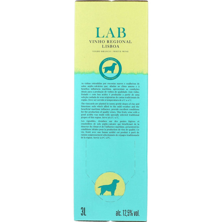 Lab Blanc Fresh & Fruity 12,5% 3 ltr. - AllSpirits