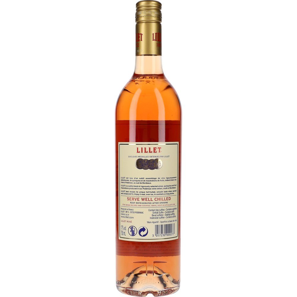 Lillet Rosé 17% 0,75 ltr. - AllSpirits